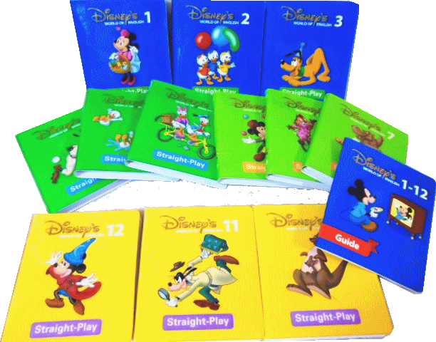 DWEディズニー英語システムのDVD・ブルーレイについて